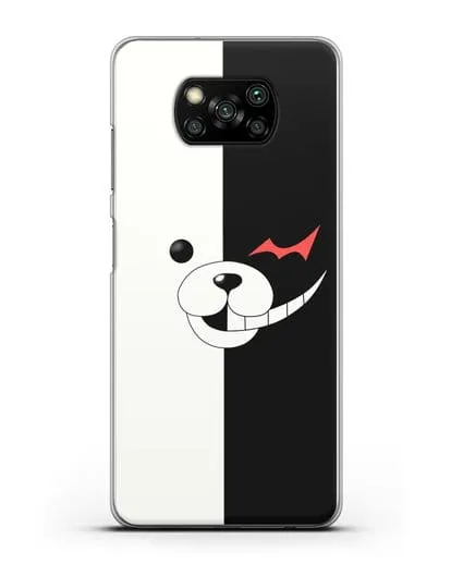 Чехол аниме Данганронпа - Монокума силиконовый для Xiaomi Poco X3