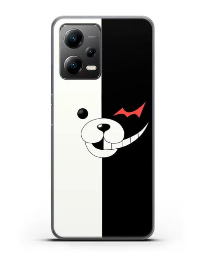 Чехол аниме Данганронпа - Монокума силиконовый для Xiaomi Poco X5