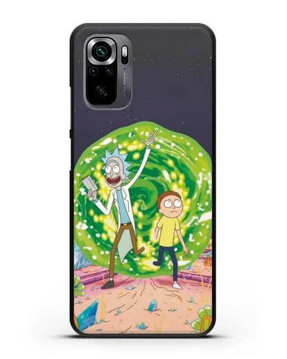 Чехол Рик и Морти в другом мире силиконовый для Xiaomi Poco M5s