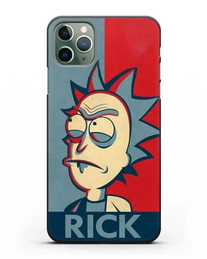 Чехол Поп-арт постер с Риком силиконовый для iPhone 11 Pro Max