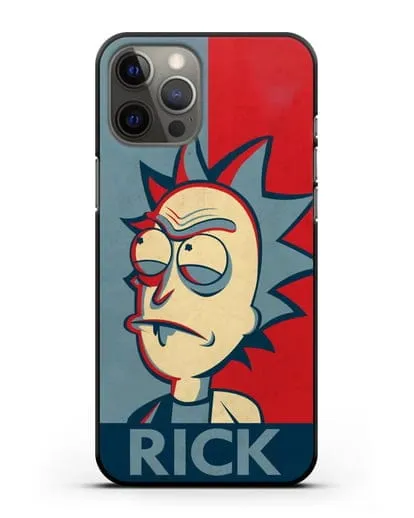 Чехол Поп-арт постер с Риком силиконовый для iPhone 12 Pro Max