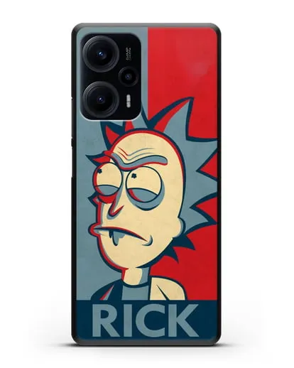 Чехол Поп-арт постер с Риком силиконовый для Xiaomi Poco F5