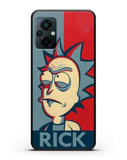 Чехол Поп-арт постер с Риком силиконовый для Xiaomi Poco M5