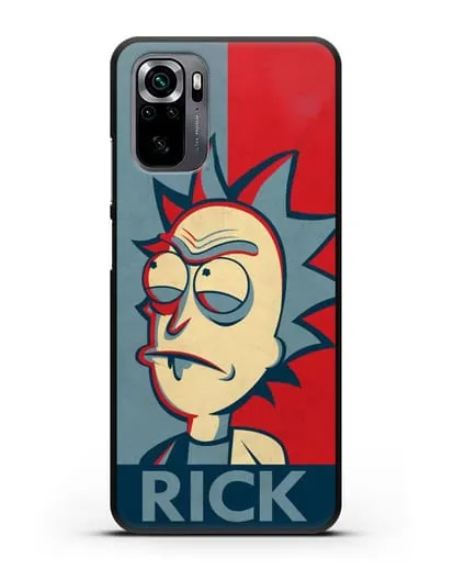 Чехол Поп-арт постер с Риком силиконовый для Xiaomi Poco M5s