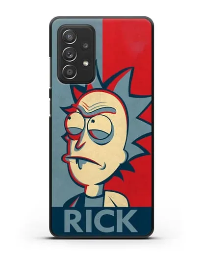Чехол Поп-арт постер с Риком силиконовый для Samsung Galaxy A53