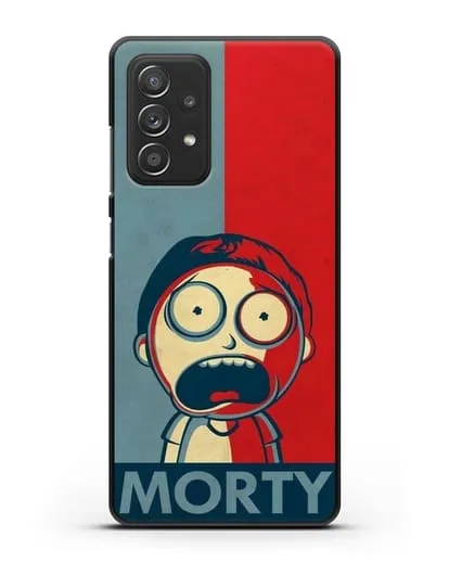 Чехол Поп-арт постер с Морти силиконовый для Samsung Galaxy A53