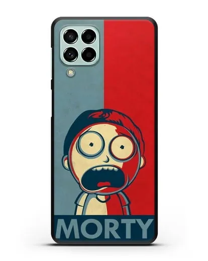 Чехол Поп-арт постер с Морти силиконовый для Samsung Galaxy M53 [SM-M536]