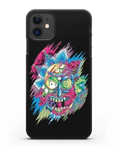 Чехол Безумный Рик силиконовый для iPhone 11