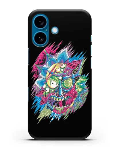 Чехол Безумный Рик силиконовый для iPhone 16