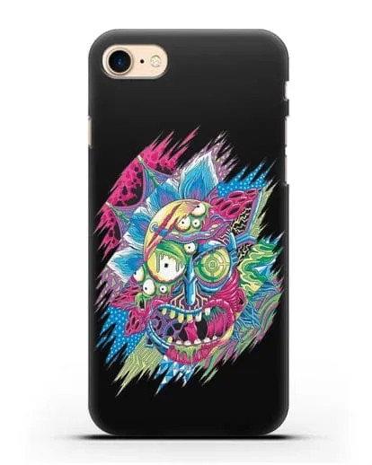 Чехол Безумный Рик силиконовый для iPhone 7