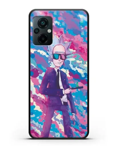 Чехол Рик - путешественник по мирам силиконовый для Xiaomi Poco M5