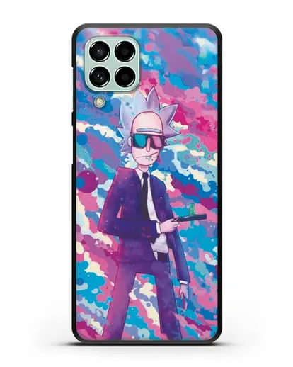 Чехол Рик - путешественник по мирам силиконовый для Samsung Galaxy M53 [SM-M536]