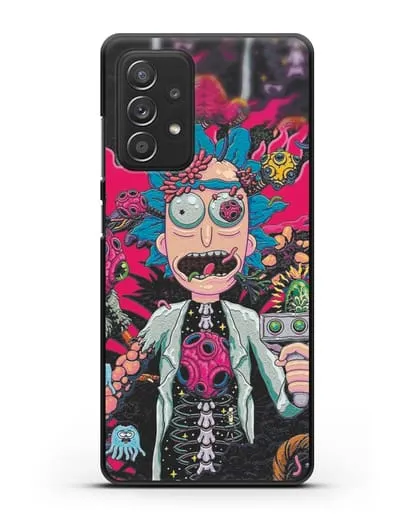 Чехол Космический Рик силиконовый для Samsung Galaxy A53