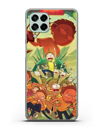 Чехол Восстание Морти силиконовый для Samsung Galaxy M53 [SM-M536]