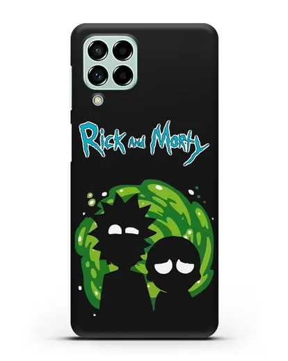Чехол с иллюстрацией Рик и Морти силиконовый для Samsung Galaxy M53 [SM-M536]