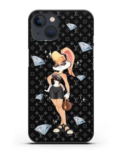 Чехол Лола Банни (Lolla Bunny) в велосипедках силиконовый для iPhone 13 Mini