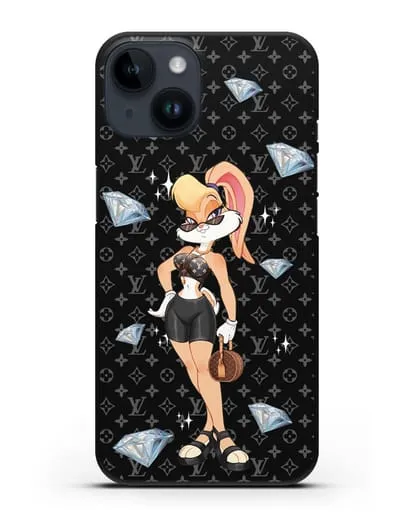 Чехол Лола Банни (Lolla Bunny) в велосипедках силиконовый для iPhone 14