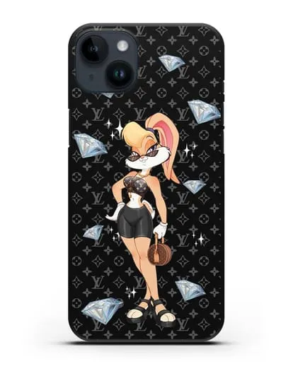 Чехол Лола Банни (Lolla Bunny) в велосипедках силиконовый для iPhone 14 Plus