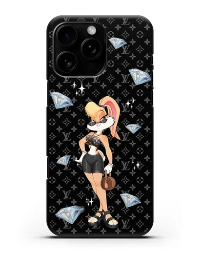 Чехол Лола Банни (Lolla Bunny) в велосипедках силиконовый для iPhone 16 Pro Max