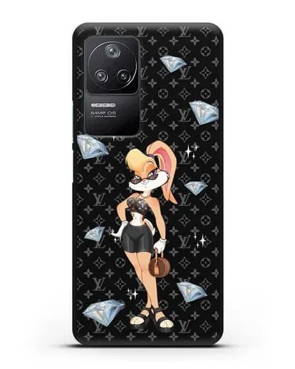 Чехол Лола Банни (Lolla Bunny) в велосипедках силиконовый для Xiaomi Poco F4