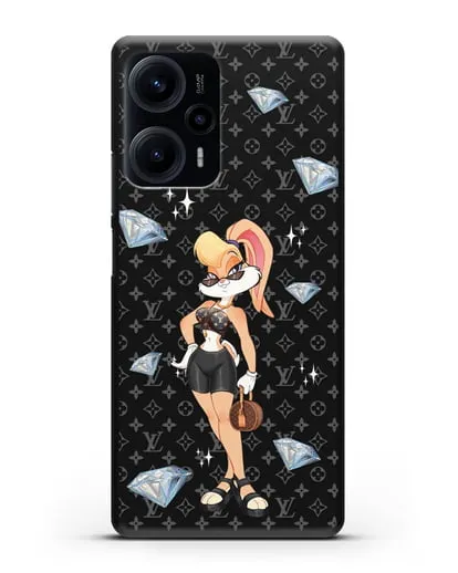 Чехол Лола Банни (Lolla Bunny) в велосипедках силиконовый для Xiaomi Poco F5