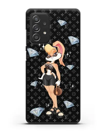 Чехол Лола Банни (Lolla Bunny) в велосипедках силиконовый для Samsung Galaxy A53