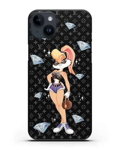 Чехол Лола Банни (Lolla Bunny)  в шортах силиконовый для iPhone 14 Plus