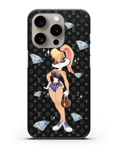 Чехол Лола Банни (Lolla Bunny)  в шортах силиконовый для iPhone 15 Pro