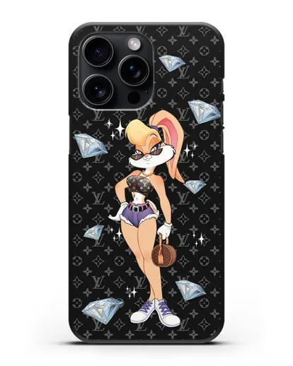Чехол Лола Банни (Lolla Bunny)  в шортах силиконовый для iPhone 15 Pro Max