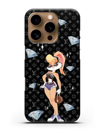 Чехол Лола Банни (Lolla Bunny)  в шортах силиконовый для iPhone 16 Pro