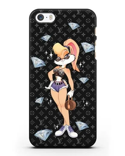 Чехол Лола Банни (Lolla Bunny)  в шортах силиконовый для iPhone 5/5s/SE