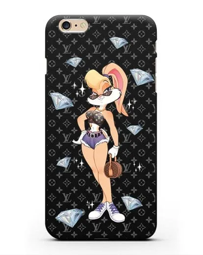 Чехол Лола Банни (Lolla Bunny)  в шортах силиконовый для iPhone 6 Plus