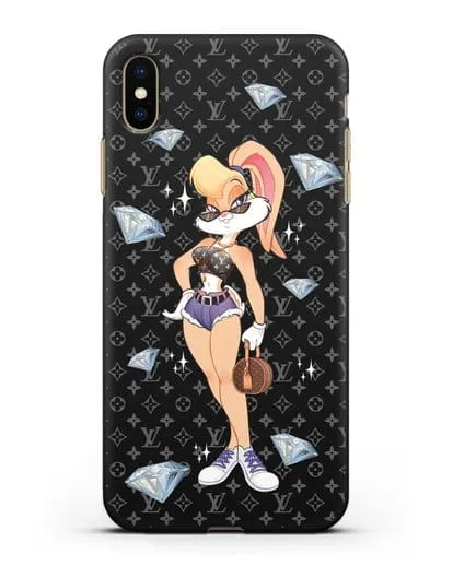 Чехол Лола Банни (Lolla Bunny)  в шортах силиконовый для iPhone XS Max