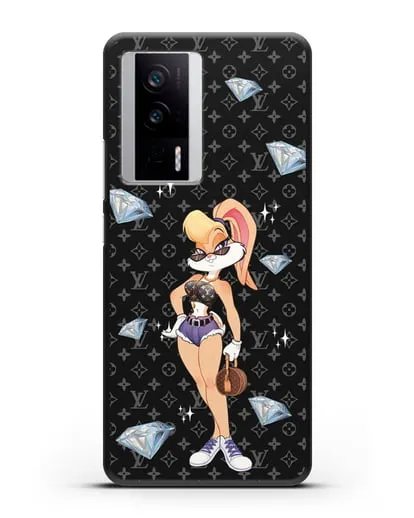 Чехол Лола Банни (Lolla Bunny)  в шортах силиконовый для Xiaomi Poco F5 Pro