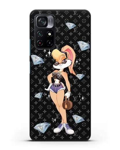 Чехол Лола Банни (Lolla Bunny)  в шортах силиконовый для Xiaomi Poco M4 Pro 5G