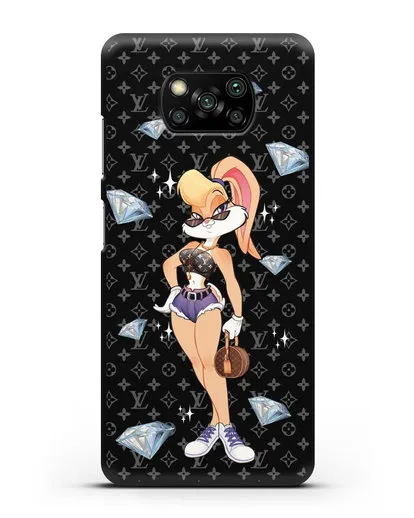 Чехол Лола Банни (Lolla Bunny)  в шортах силиконовый для Xiaomi Poco X3 Pro