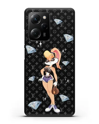 Чехол Лола Банни (Lolla Bunny)  в шортах силиконовый для Xiaomi Poco X5 Pro