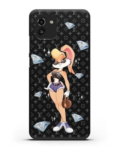 Чехол Лола Банни (Lolla Bunny)  в шортах силиконовый для Samsung Galaxy A03 [SM-A035]