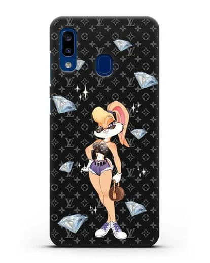 Чехол Лола Банни (Lolla Bunny)  в шортах силиконовый для Samsung Galaxy A20 [SM-A205FN]
