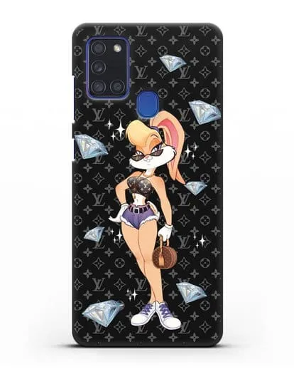 Чехол Лола Банни (Lolla Bunny)  в шортах силиконовый для Samsung Galaxy A21s [SM-A217F]