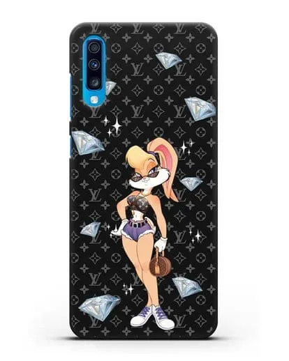 Чехол Лола Банни (Lolla Bunny)  в шортах силиконовый для Samsung Galaxy A70 [SM-A705F]