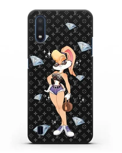 Чехол Лола Банни (Lolla Bunny)  в шортах силиконовый для Samsung Galaxy M01 [SM-M015F]