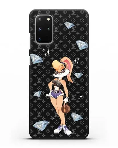 Чехол Лола Банни (Lolla Bunny)  в шортах силиконовый для Samsung Galaxy S20 Plus [SM-G985F]