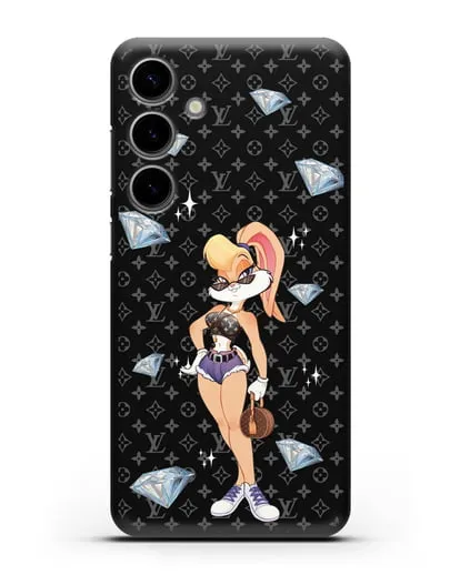 Чехол Лола Банни (Lolla Bunny)  в шортах силиконовый для Samsung Galaxy S24 Plus