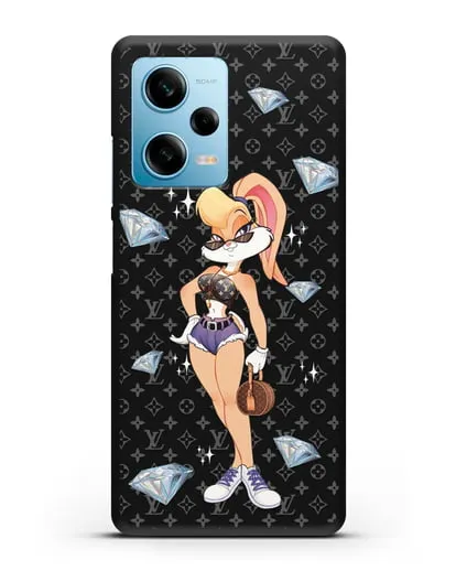 Чехол Лола Банни (Lolla Bunny)  в шортах силиконовый для Xiaomi Redmi Note 12 5G