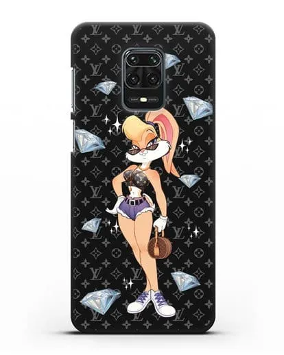 Чехол Лола Банни (Lolla Bunny)  в шортах силиконовый для Xiaomi Redmi Note 9S
