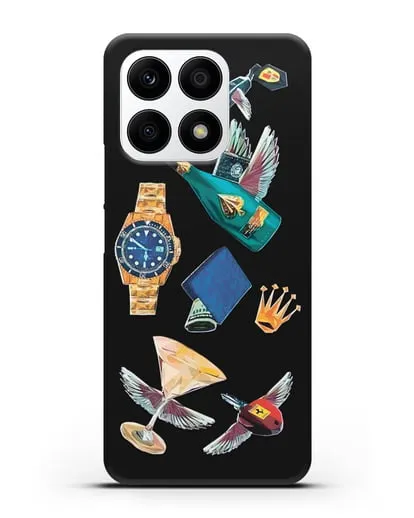 Чехол Роскошь силиконовый для Honor X8a