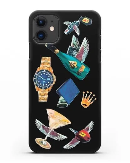 Чехол Роскошь силиконовый для iPhone 11