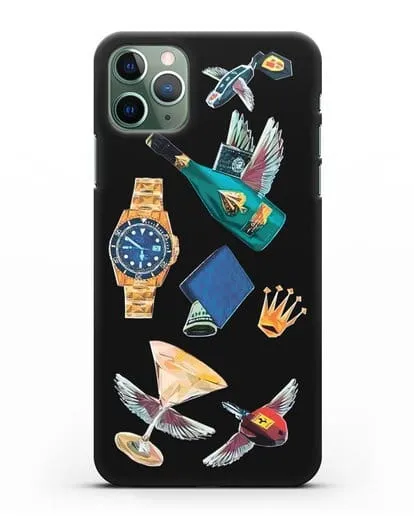 Чехол Роскошь силиконовый для iPhone 11 Pro