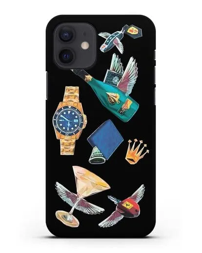 Чехол Роскошь силиконовый для iPhone 12